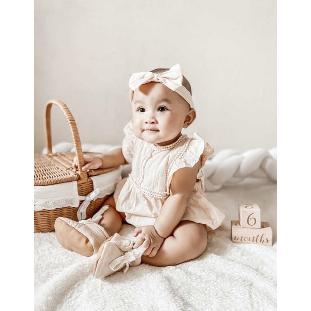 Organic Cotton Hi-Top Baby Booties