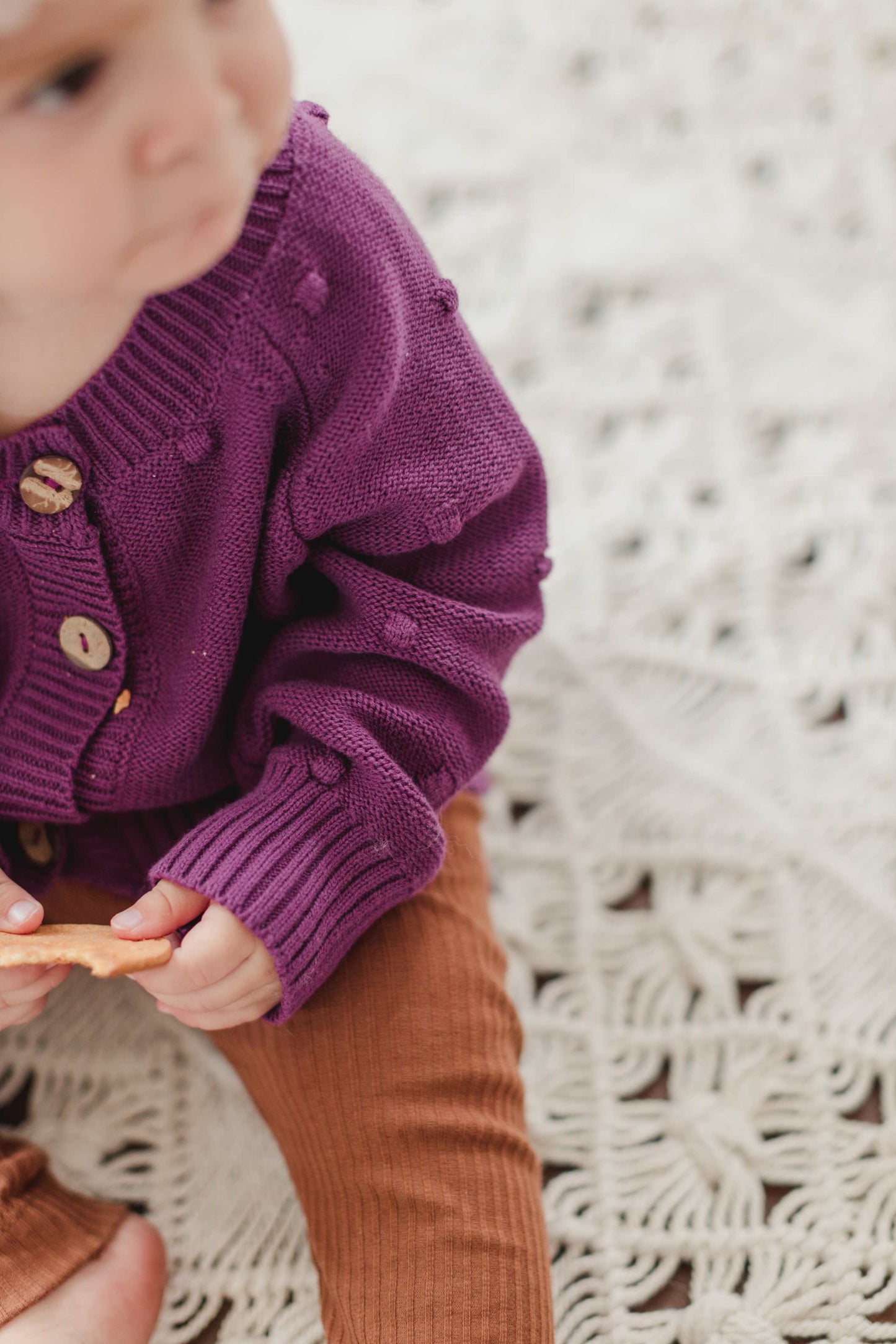 Cardigan Knit Dot