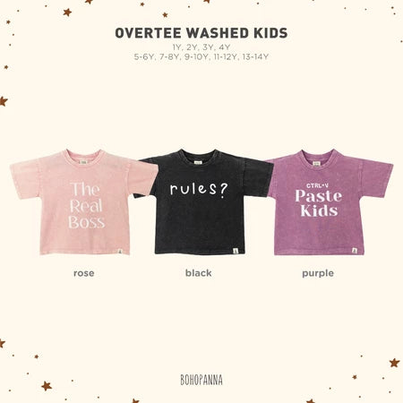 Overtee Washed Kids