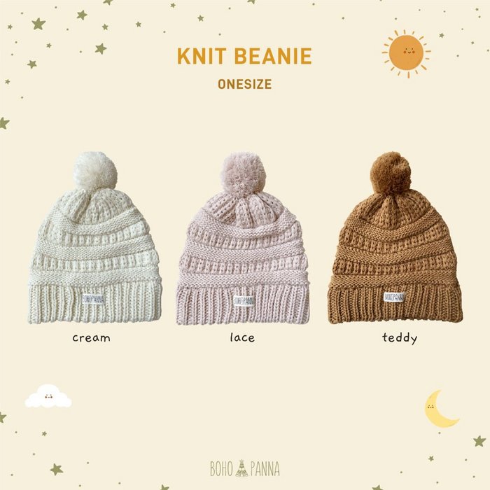 KNIT BEANIE KID