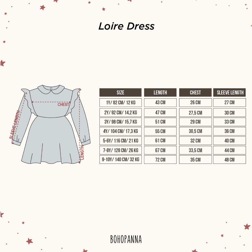 Loire Dress ( FREE LEGGING SOCK ) PROMOTION UNTIL 22 OCT 22