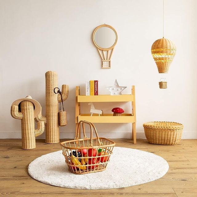 Lampu Marlon - Hot Air Ballon Rattan