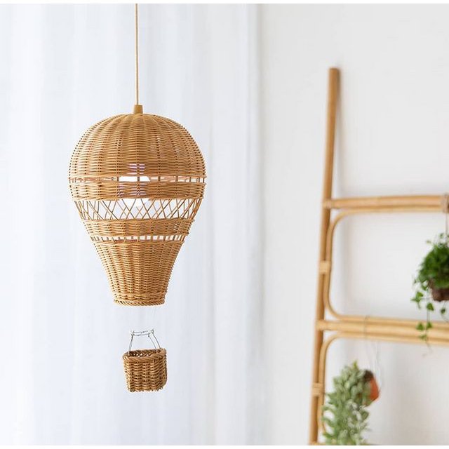 Lampu Marlon - Hot Air Ballon Rattan
