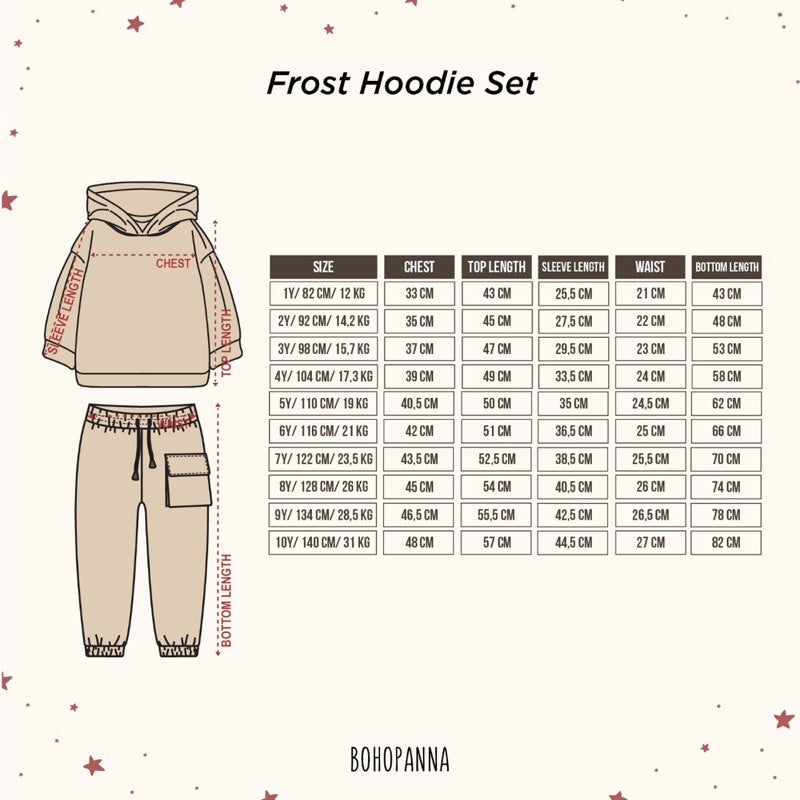 Frost Hoodie Set Unisex