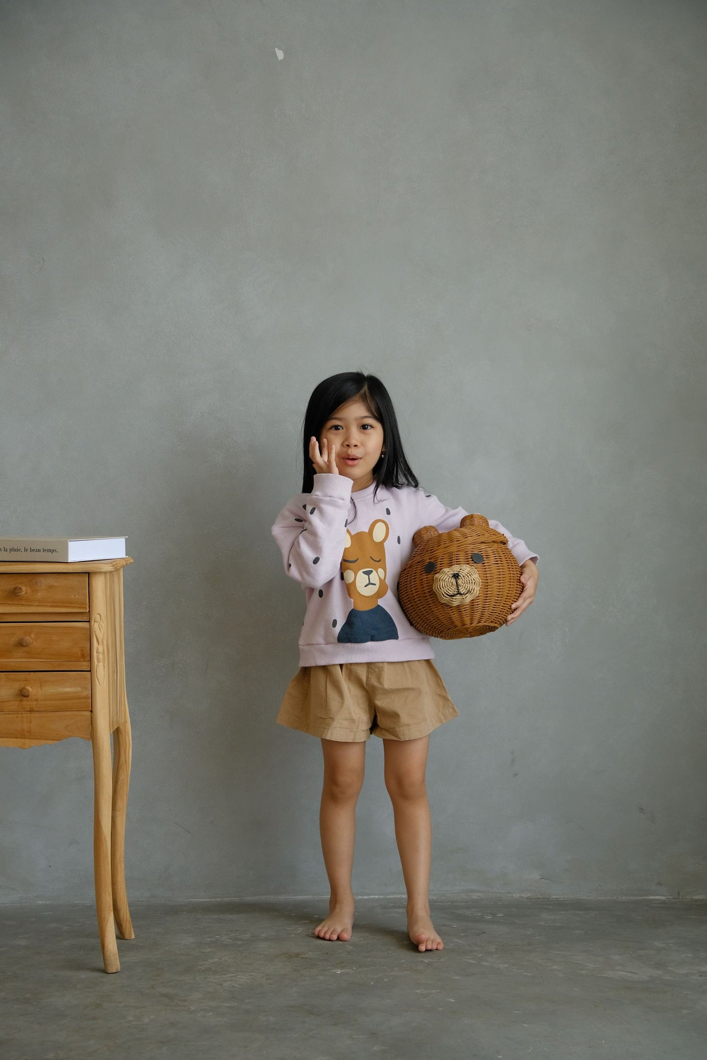 TEDDY FACE BASKET