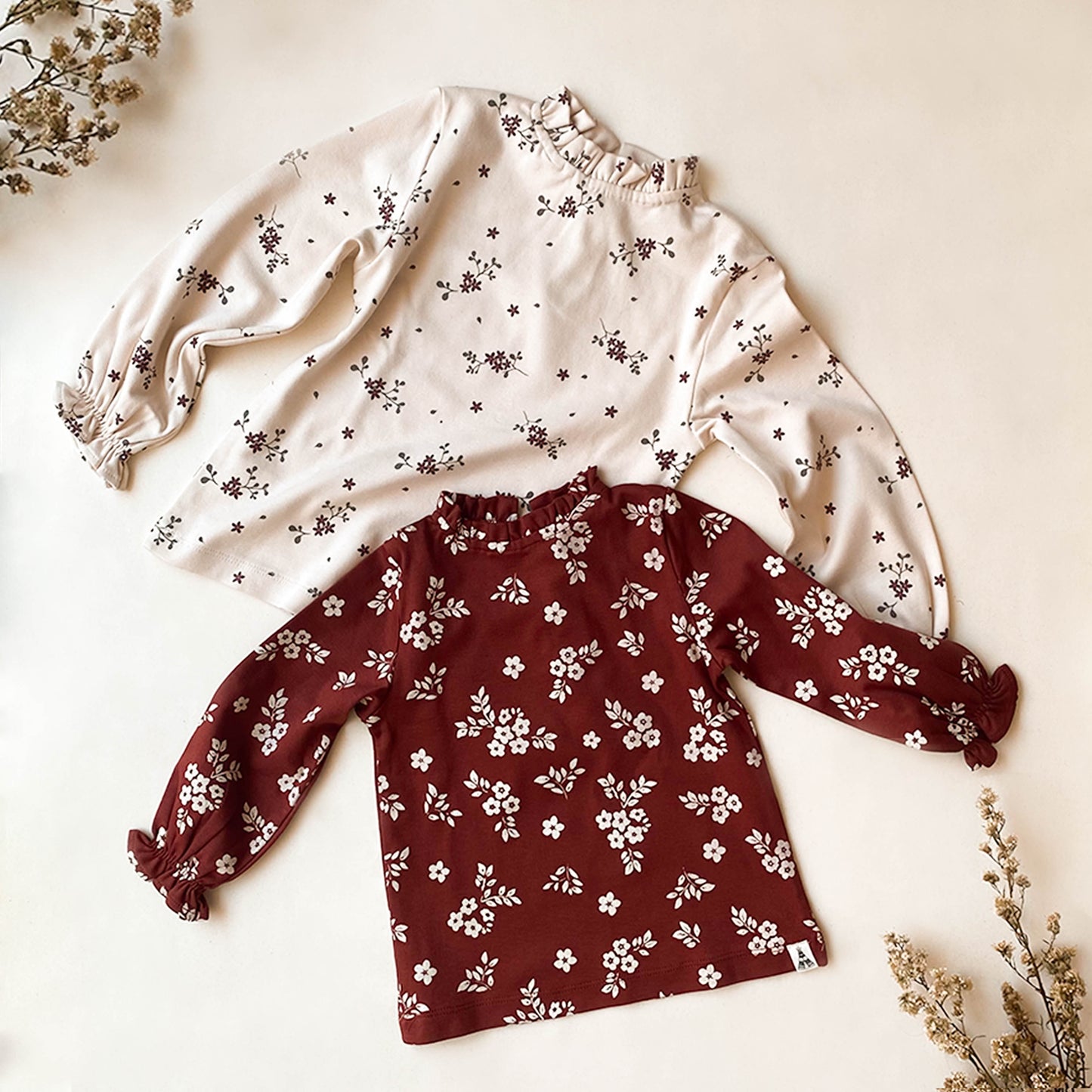 Long Top Ruffle Neck