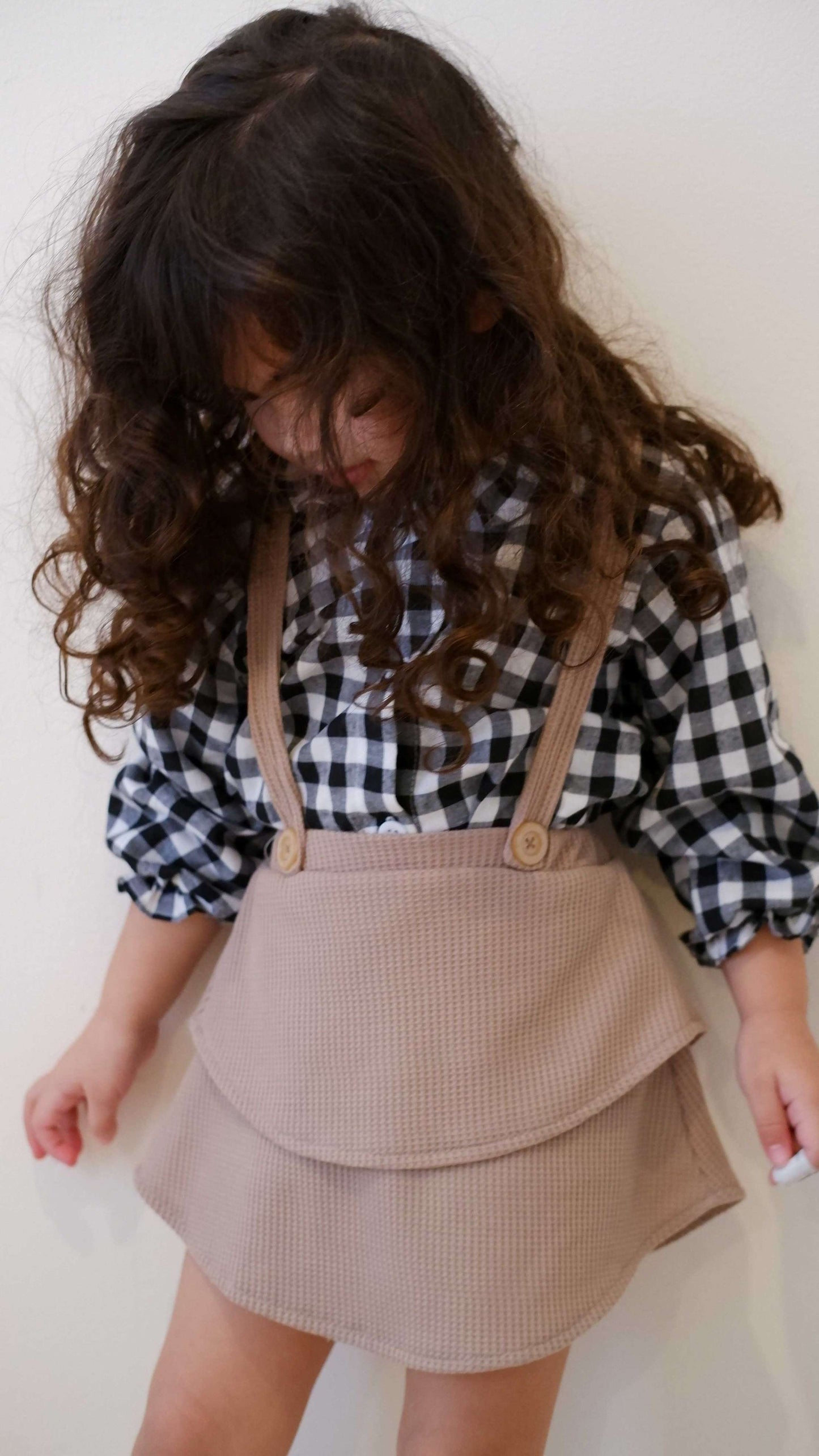 MONA GINGHAM SET OVERALL