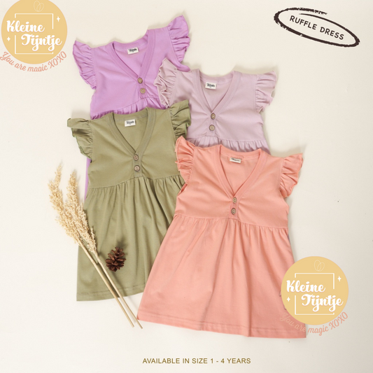 RUFFLE DRESS NEW