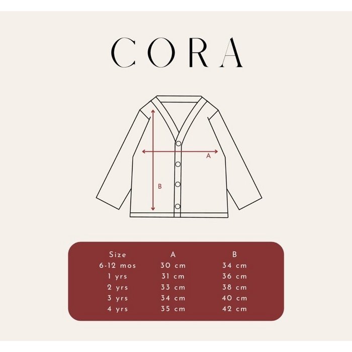Cora Cardigan - Waffle Knit